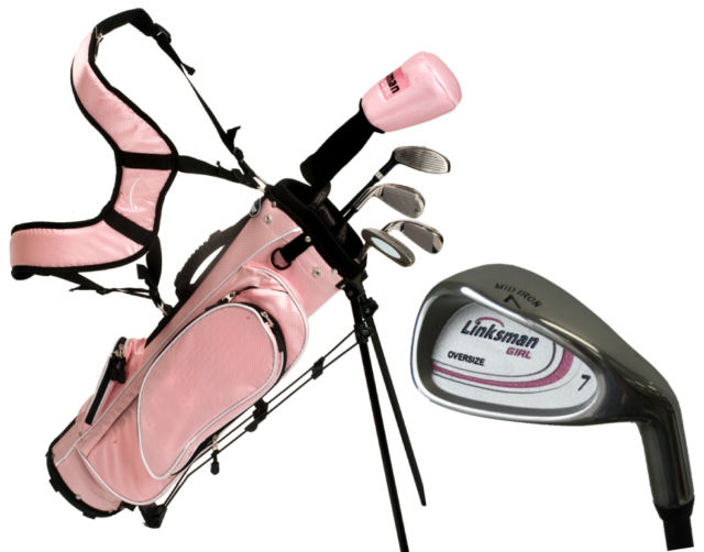 Palos de Golf para Niñas Color Rosado -Zurda