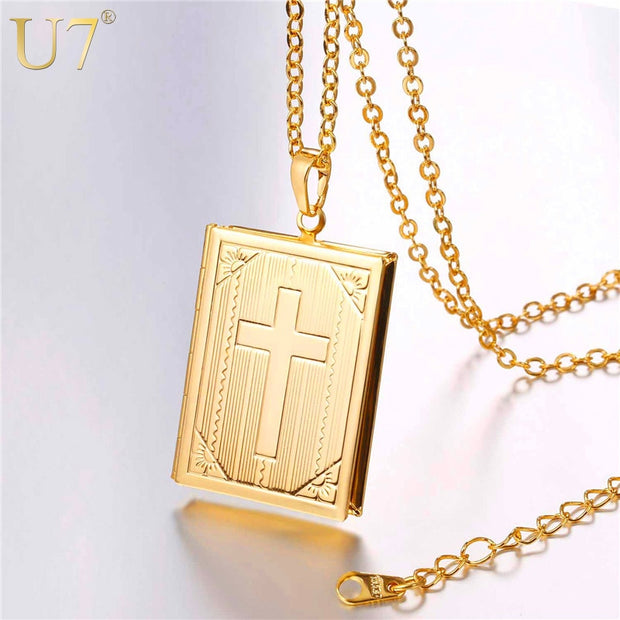 Memory Photo Locket Necklaces  Women/Men