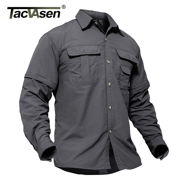 Chaqueta Militar Rapido Secado Manga Larga Talla Plus